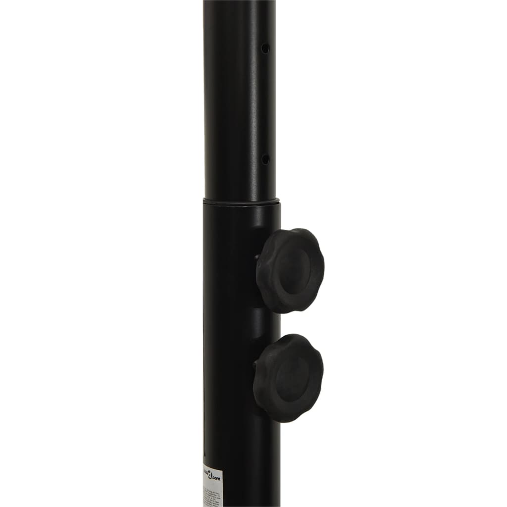 vidaXL Košarkaški stalak crni 216 - 250 cm od polietilena