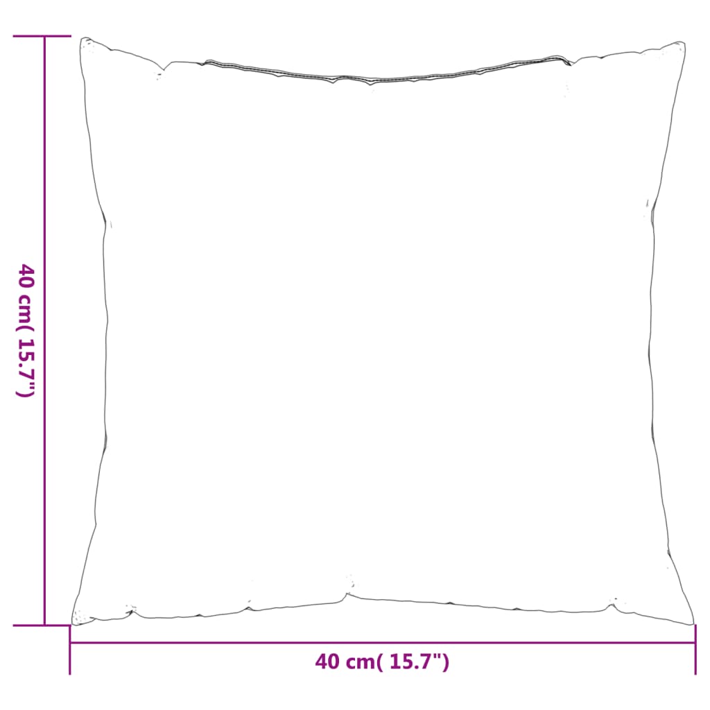 vidaXL Ukrasni jastuci 4 kom sivi 40 x 40 cm od tkanine