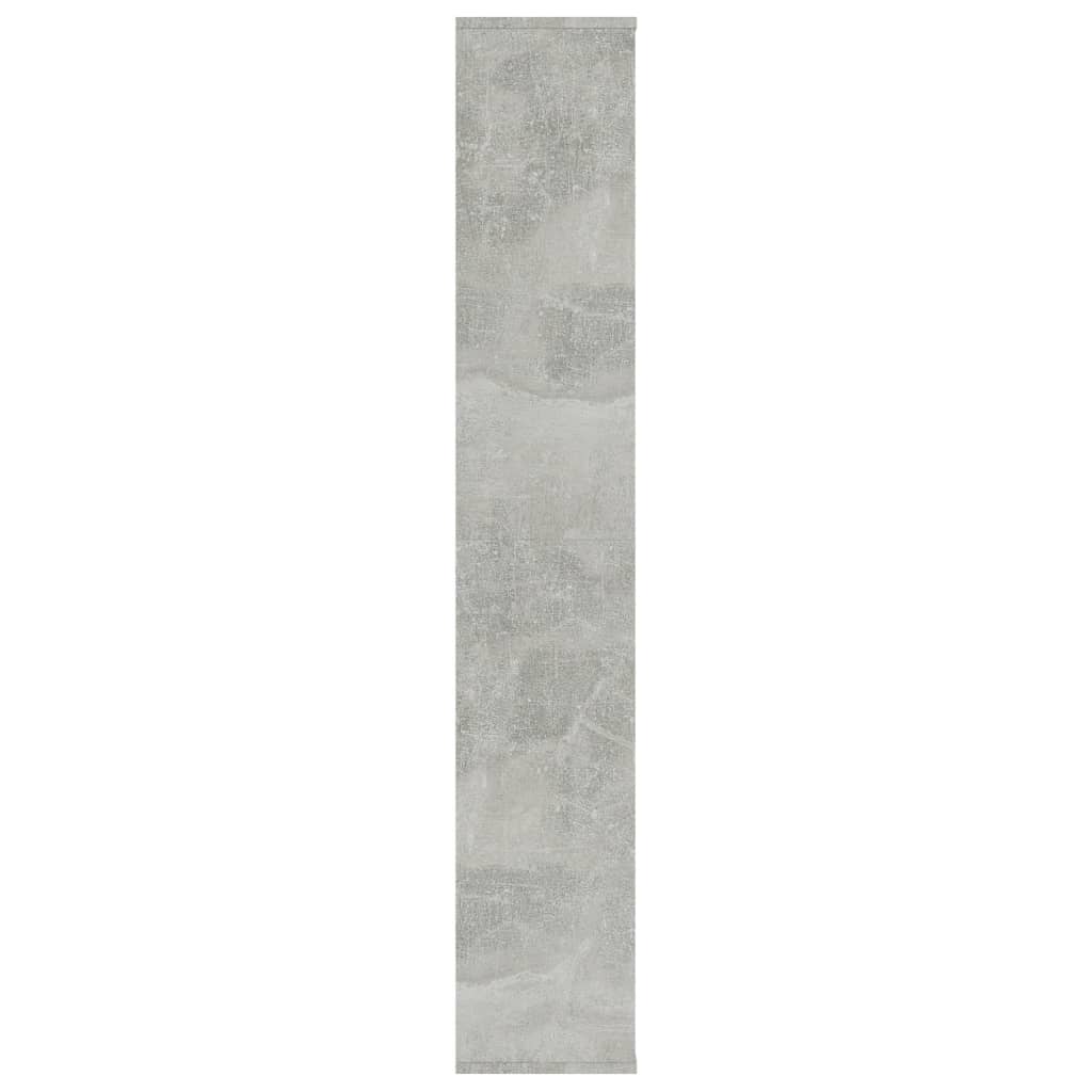 vidaXL Sobna pregrada / ormarić siva boja betona 100x24x140 cm iverica