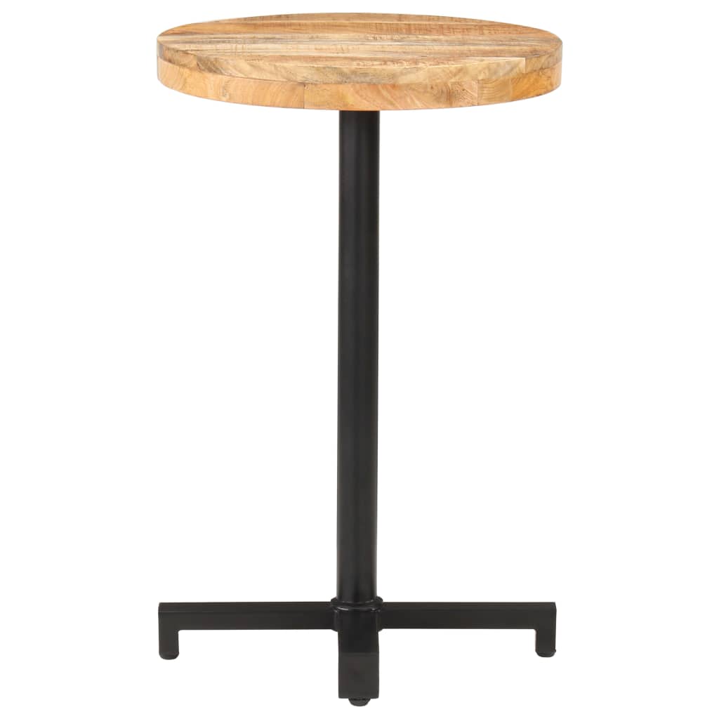 vidaXL Bistro stolić okrugli Ø 50 x 75 cm od grubog drva manga
