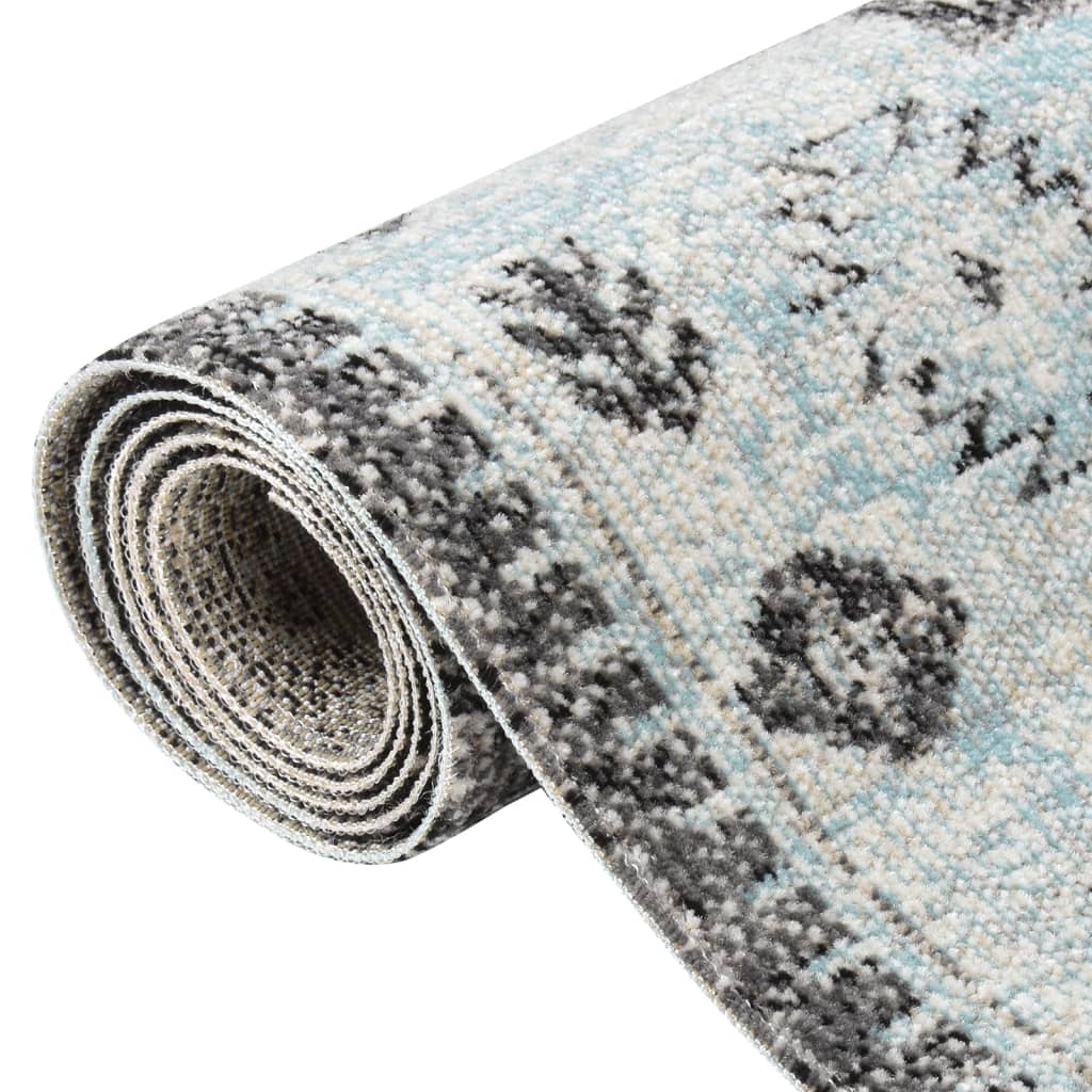 vidaXL Vanjski tepih ravno tkanje 80 x 250 zeleno-sivi