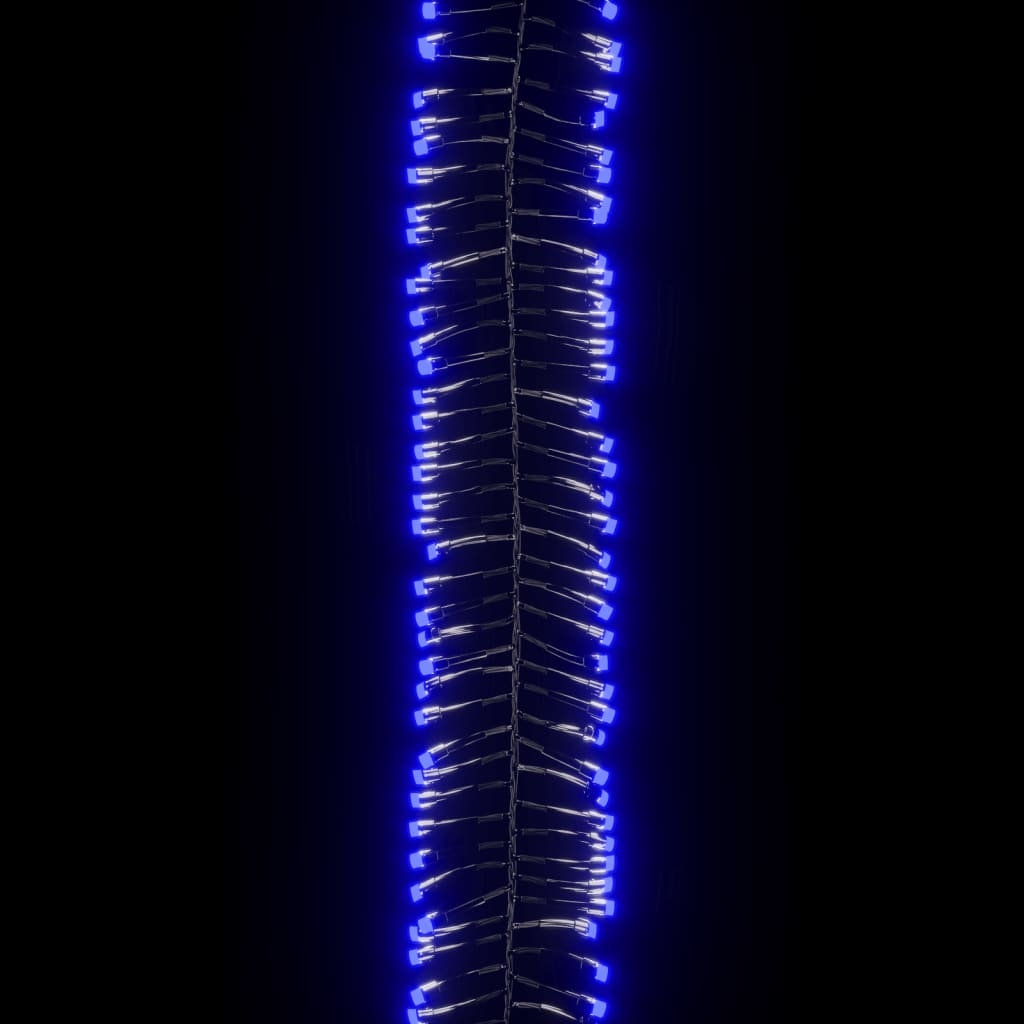 vidaXL LED traka s 400 LED žarulja plava 7,4 m PVC