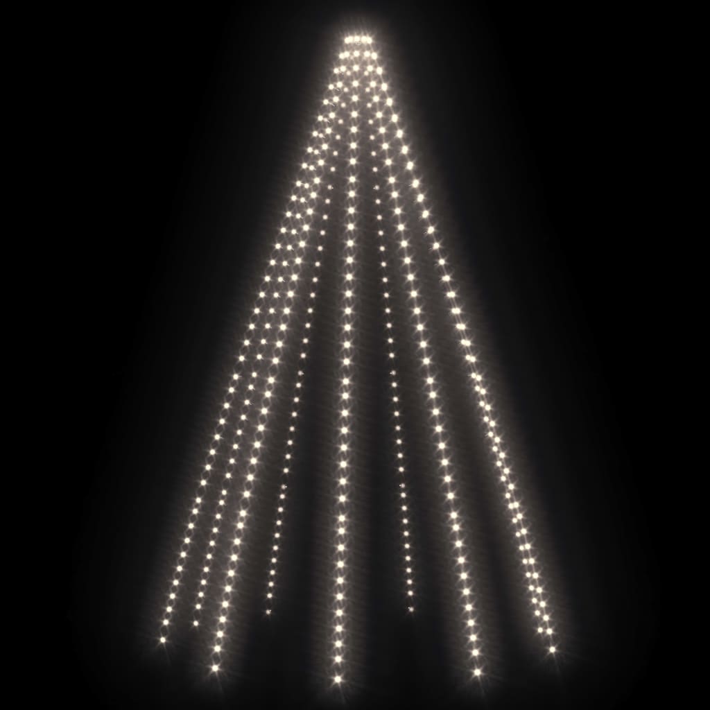 vidaXL Mrežasta svjetla za božićno drvce 400 LED hladna bijela 400 cm