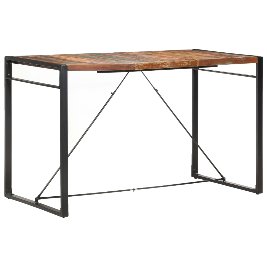 vidaXL Barski stol od masivnog obnovljenog drva 180 x 90 x 110 cm