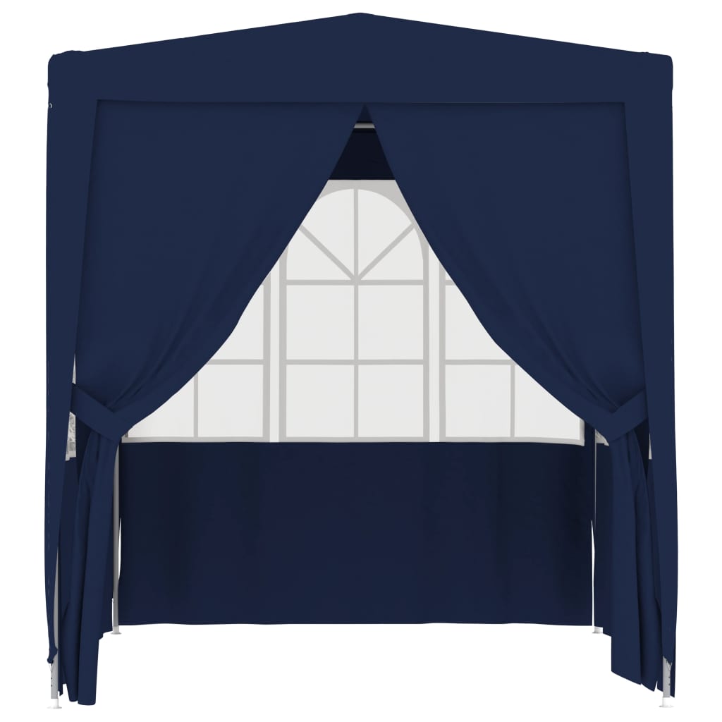 vidaXL Profesionalni šator za zabave 2,5 x 2,5 m plavi 90 g/m²