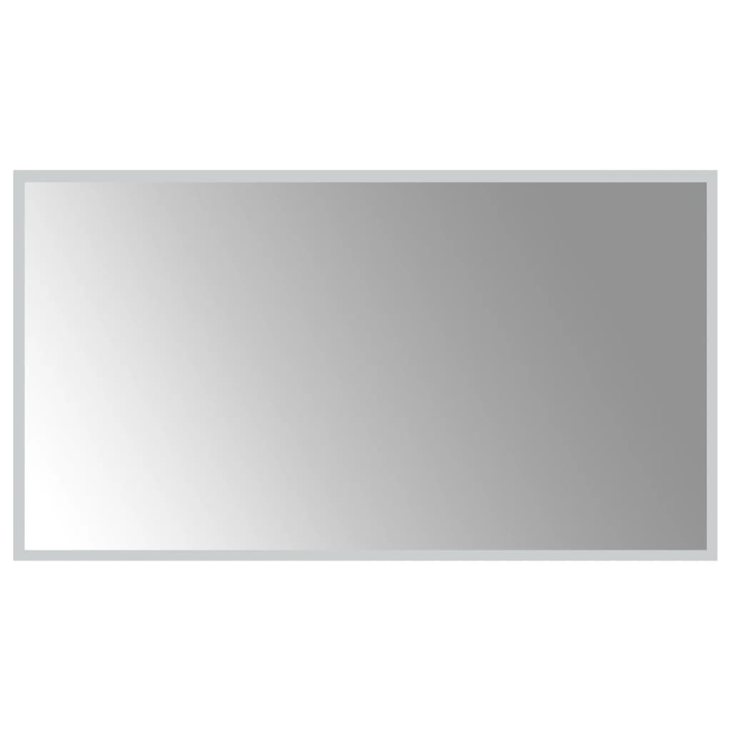 vidaXL LED kupaonsko ogledalo 90x50 cm