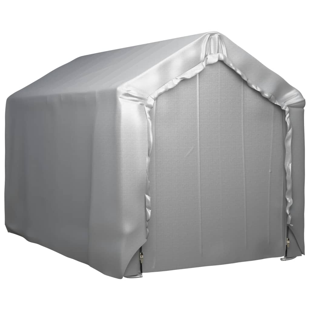 vidaXL Skladišni šator 180 x 300 cm čelični sivi