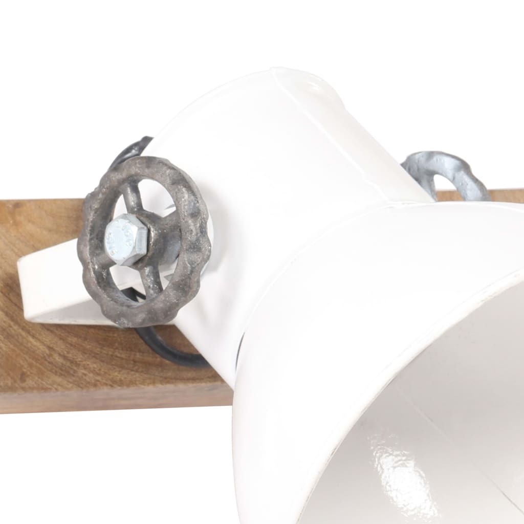 vidaXL Industrijska zidna svjetiljka bijela 90 x 25 cm E27