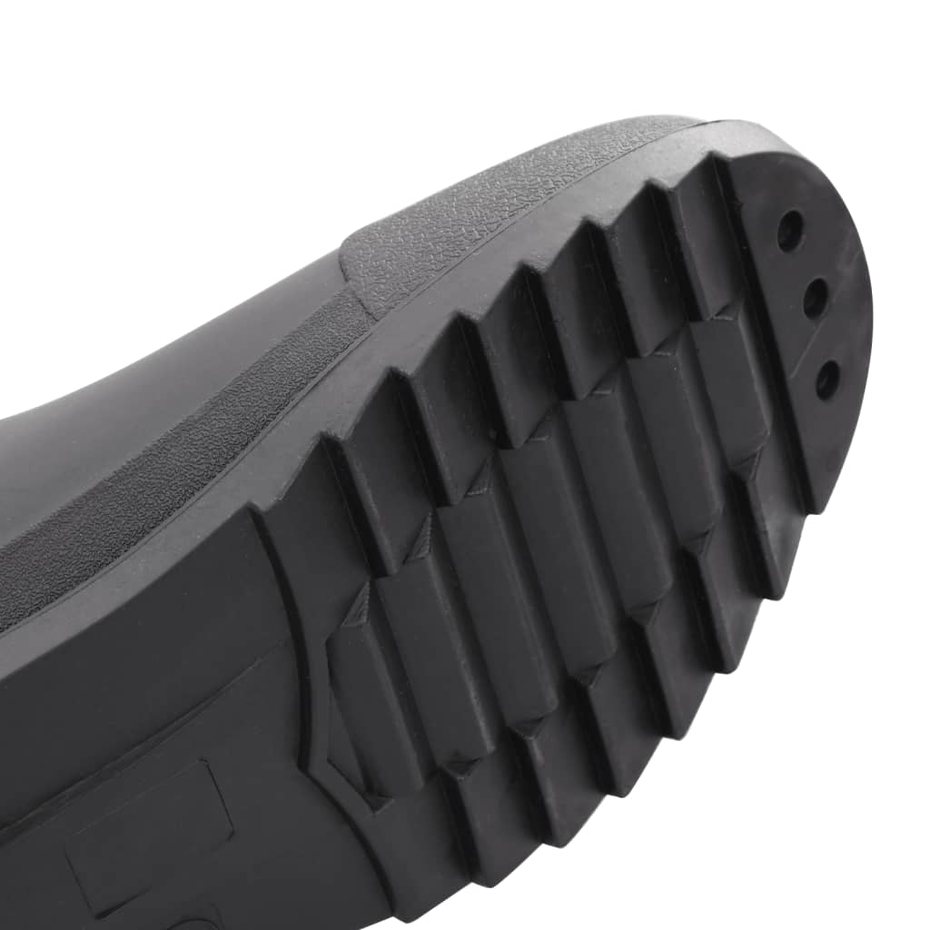 vidaXL Čizme za kišu crne veličina 46 PVC