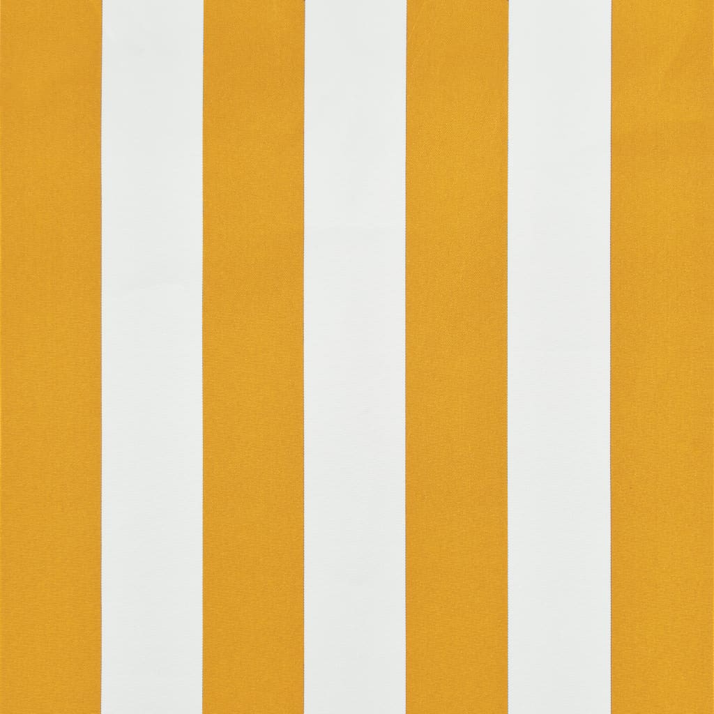 vidaXL Tenda na uvlačenje 100 x 150 cm žuto-bijela