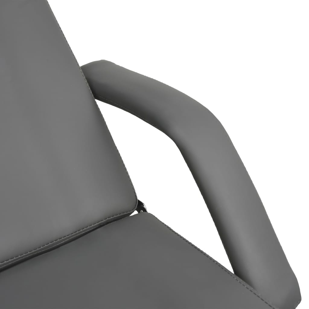 vidaXL Masažni stol sivi 180 x 62 x (87 - 112) cm