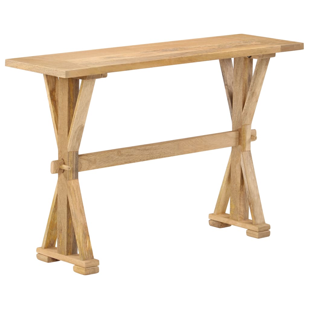vidaXL Konzolni stol 118 x 35 x 76 cm od masivnog drva manga