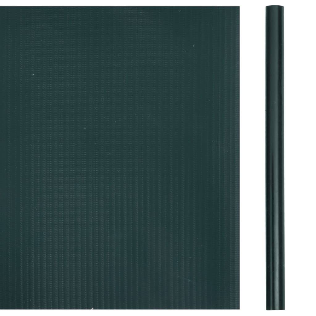 vidaXL Vrtni zaslon za privatnost PVC 35 x 0,19 m mat zeleni