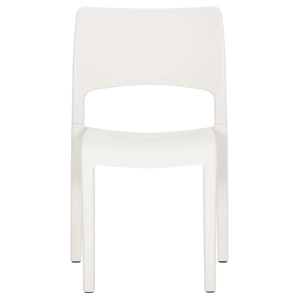 vidaXL Vrtne stolice 2 kom bijele od polipropilena