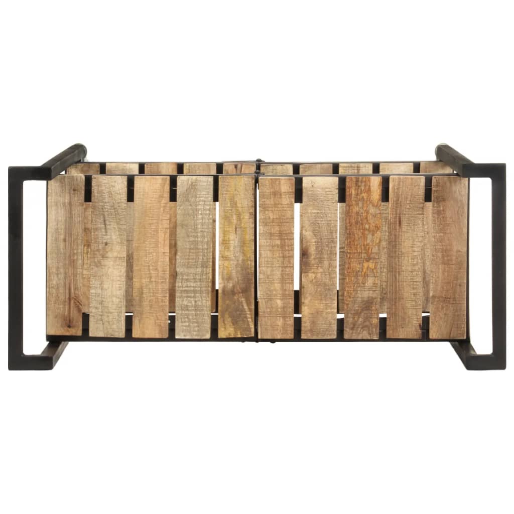 vidaXL Kuhinjska kolica 87 x 36 x 81 cm od masivnog drva manga