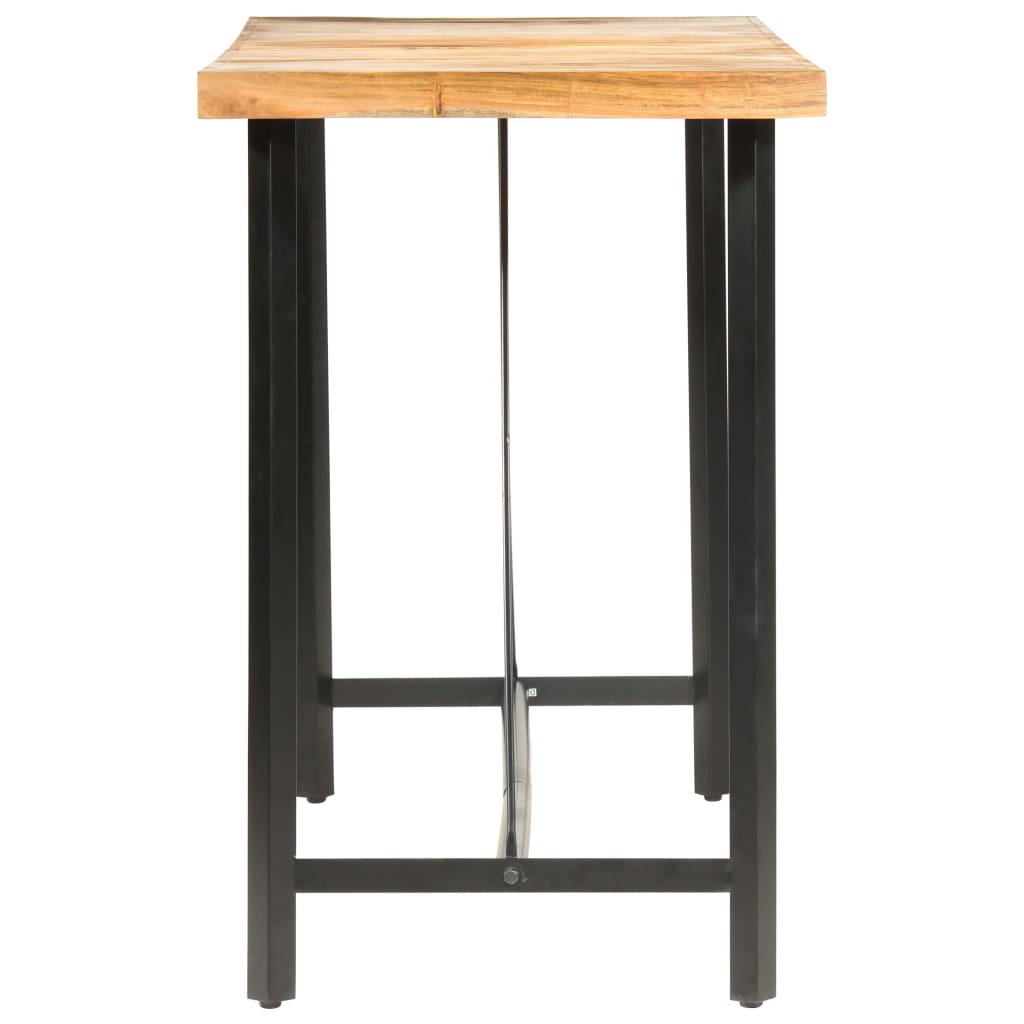 vidaXL Barski stol 180 x 70 x 107 cm masivno bagremovo drvo