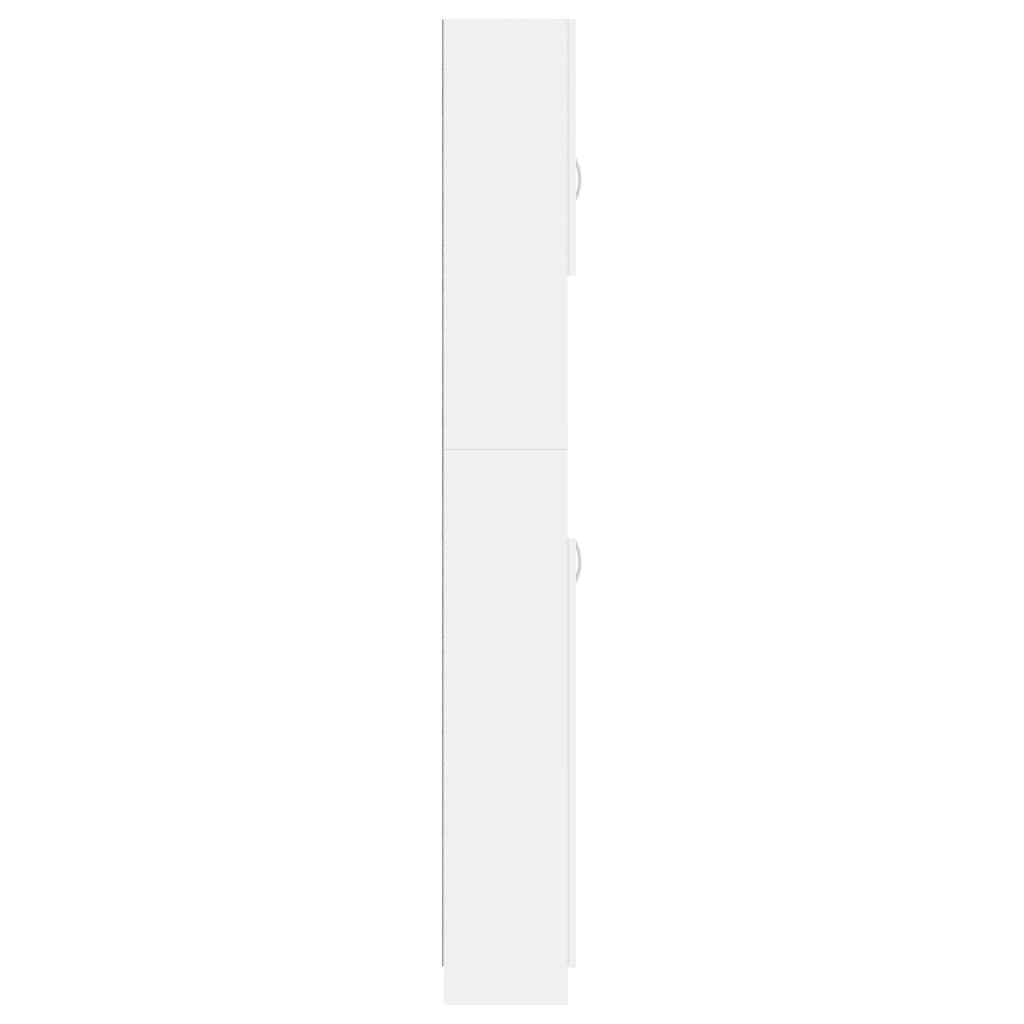 vidaXL Kupaonski ormarić bijeli 32 x 25,5 x 190 od konstruiranog drva