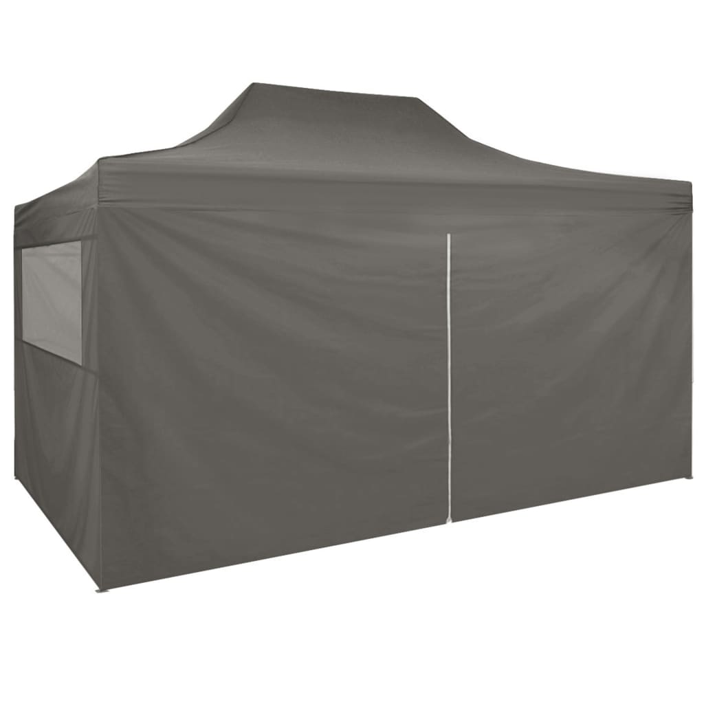 vidaXL Profesionalni sklopivi šator za zabave 3 x 4 m čelični antracit