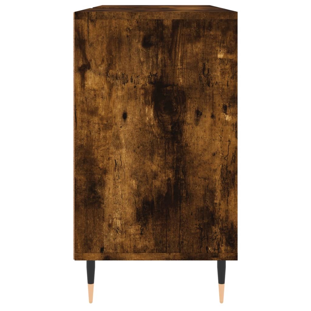 vidaXL Kupaonski ormarić boja dimljenog hrasta 80 x 33 x 60 cm drveni