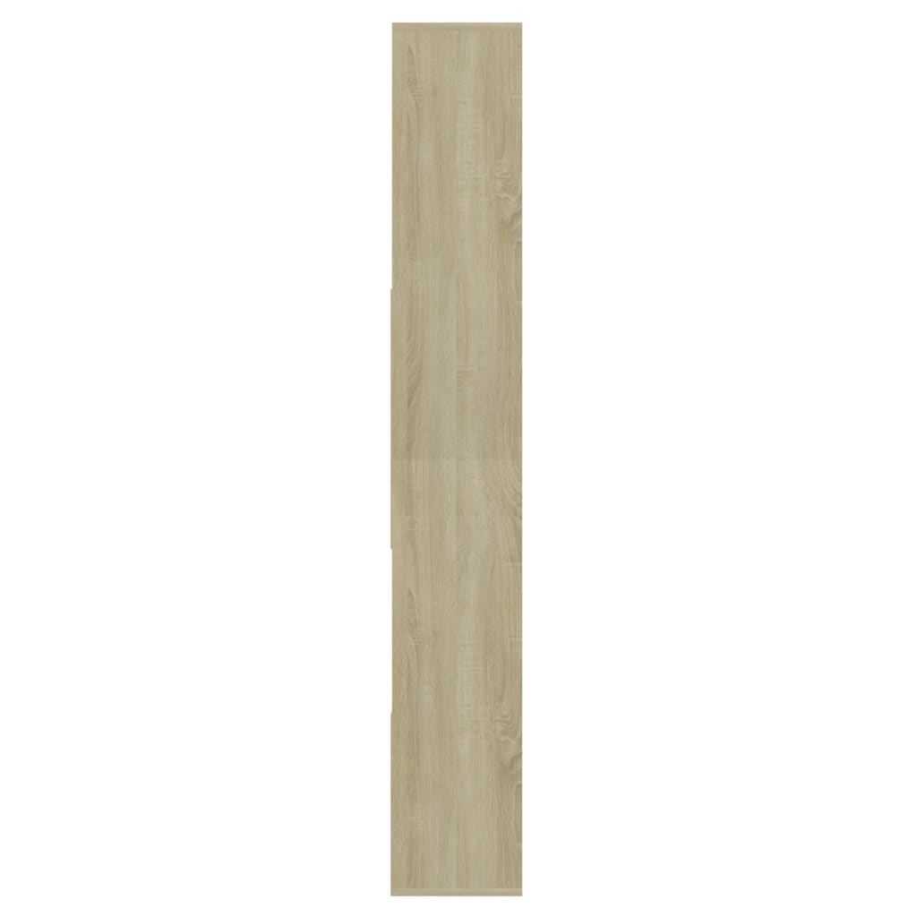 vidaXL Ormarić za knjige bijeli i boja hrasta 67 x 24 x 161 cm drveni