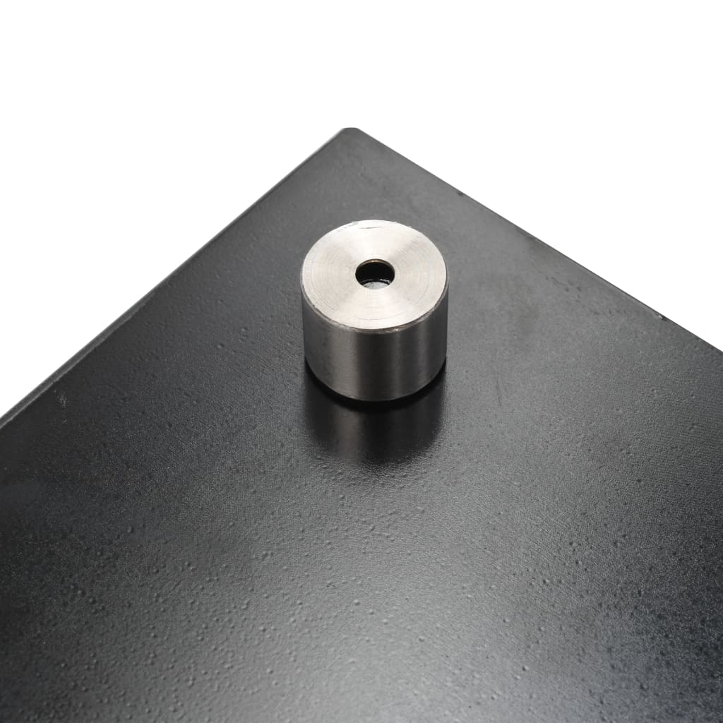 vidaXL Kuhinjska zaštita od prskanja crna 100 x 40 cm kaljeno staklo