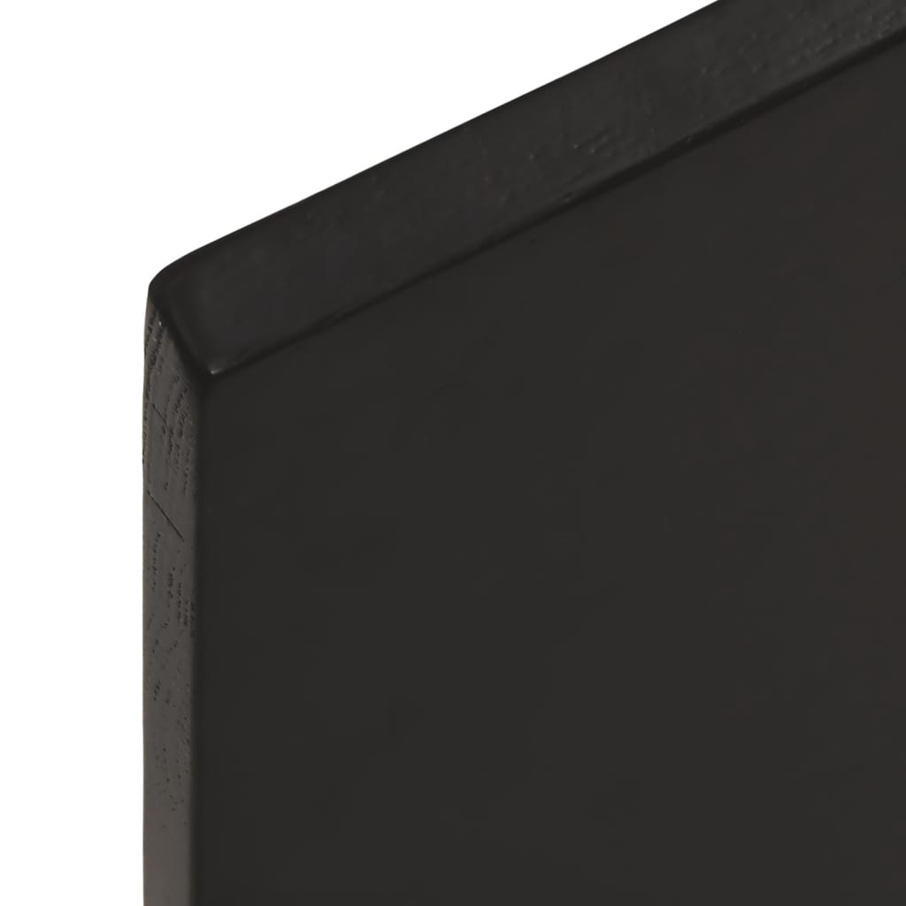 vidaXL Kupaonska radna ploča tamnosmeđa 40x40x(2-4) cm tretirano drvo