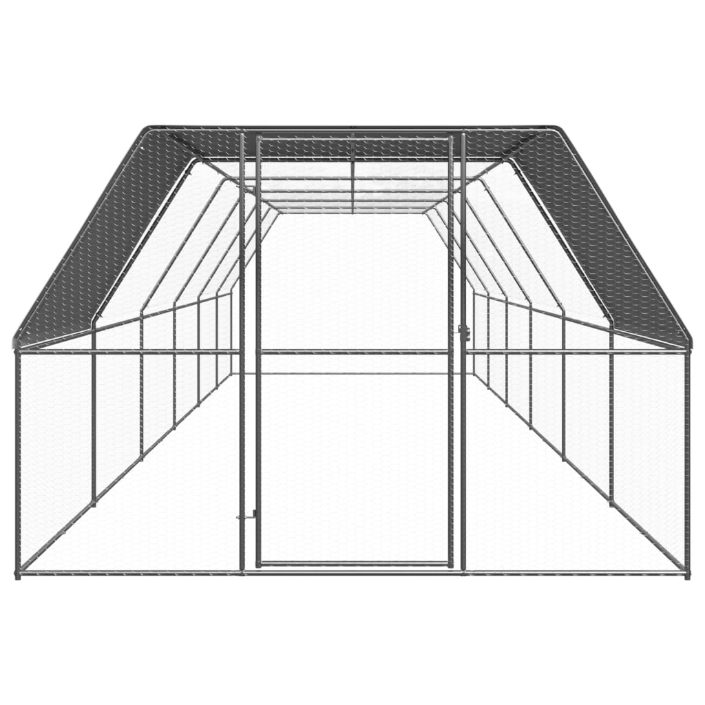 vidaXL Vanjski kavez za kokoši 3 x 12 x 2 m od pocinčanog čelika