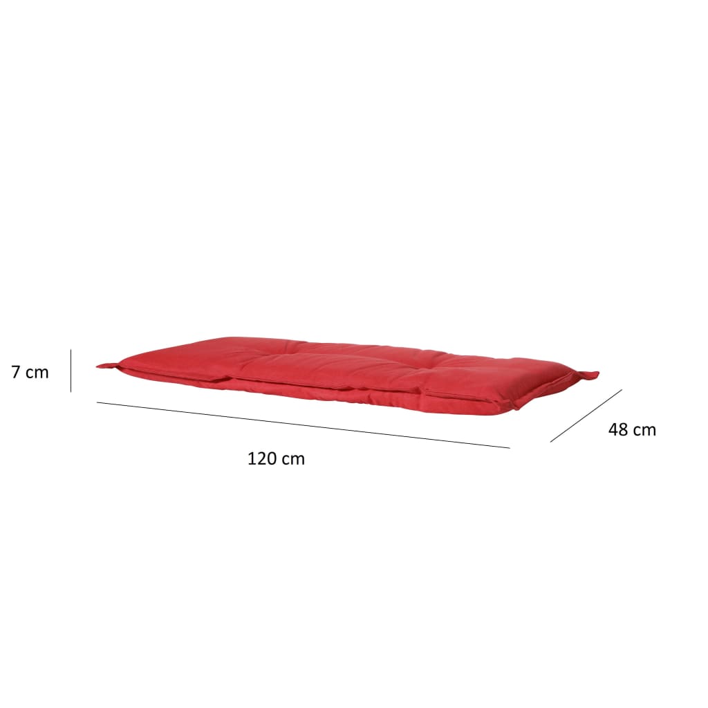 Madison jastuk za klupu Panama 120 x 48 cm boja crvene cigle