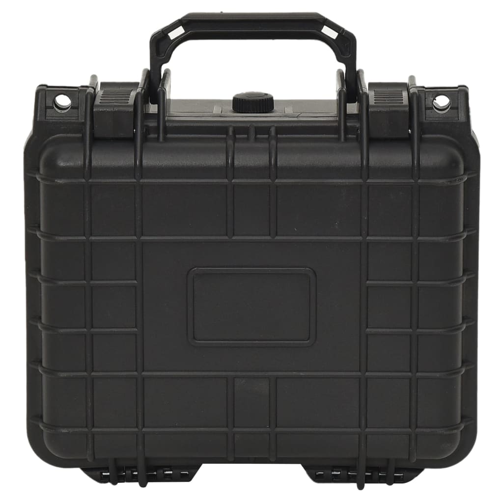 vidaXL Prijenosni kovčeg crni 27 x 25 x 18 cm od PP-a