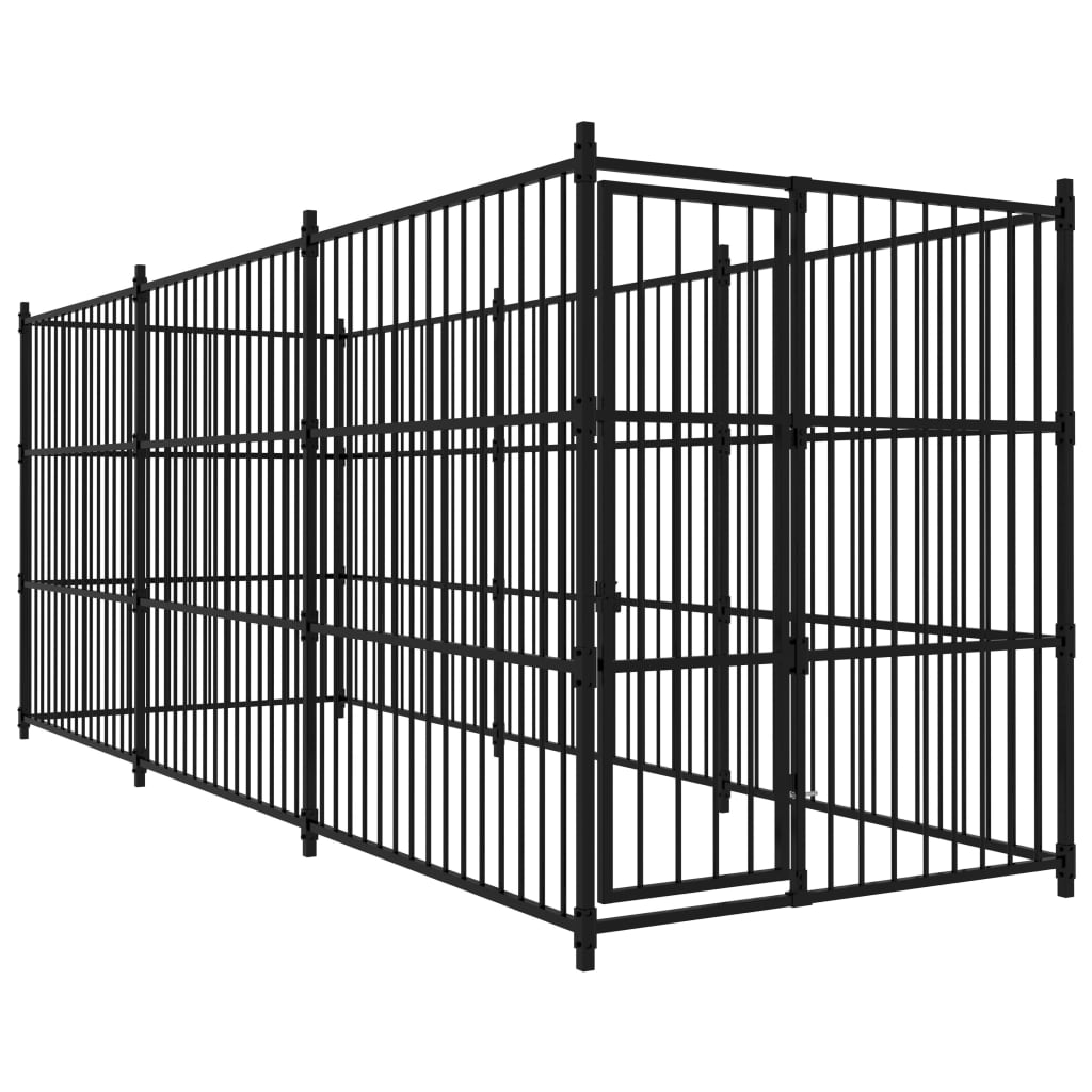 vidaXL Vanjski kavez za pse 450 x 150 x 185 cm