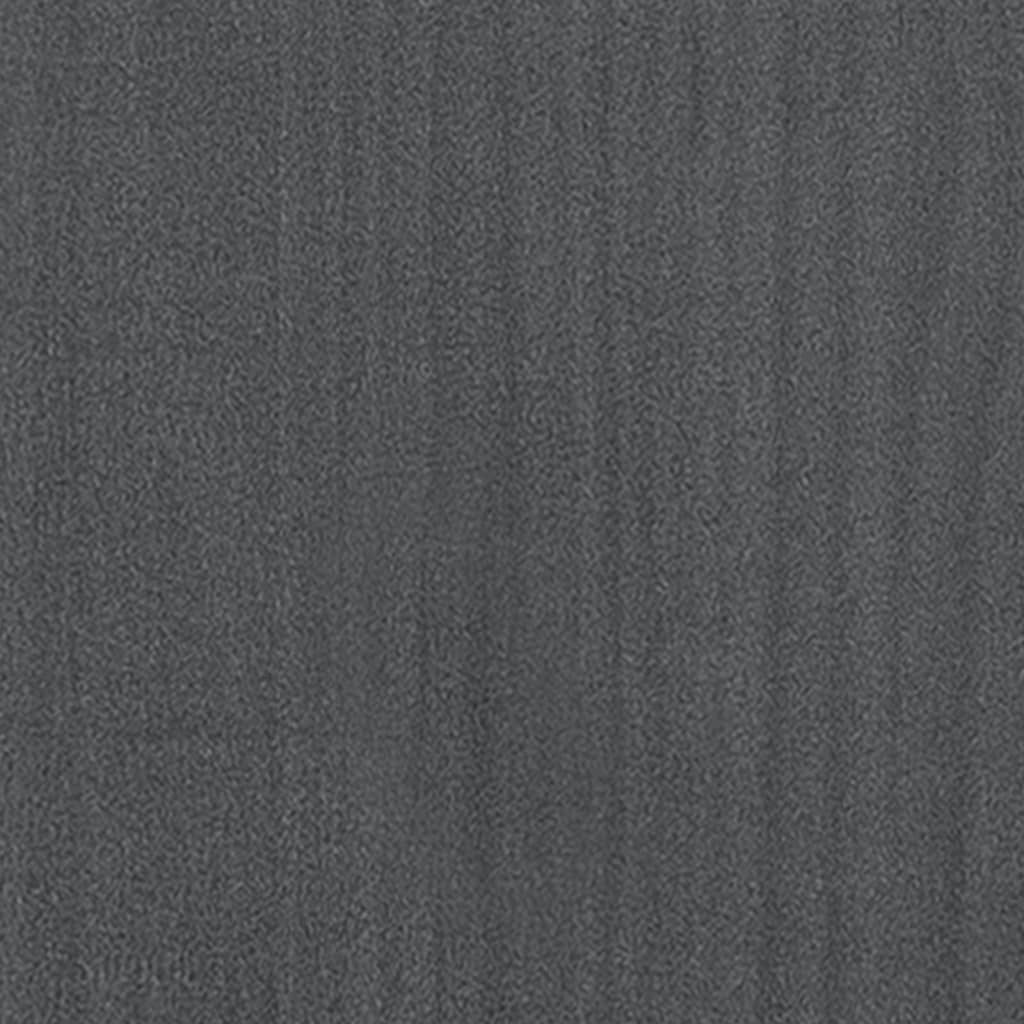 vidaXL Komoda siva 70 x 33 x 76 cm od masivne borovine