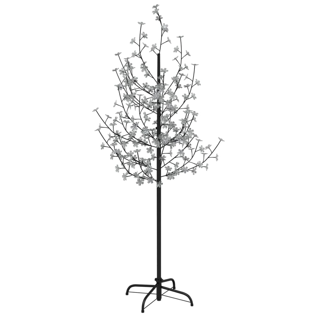 vidaXL Drvce rascvjetane trešnje 200 tople bijele LED žarulje 180 cm