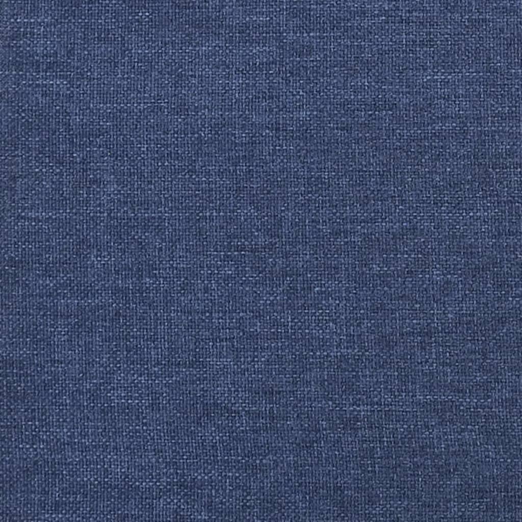 vidaXL Tabure plavi 60x60x36 cm od tkanine i umjetne kože