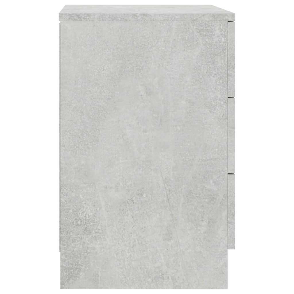 vidaXL Noćni ormarić siva boja betona 38 x 35 x 56 cm od iverice