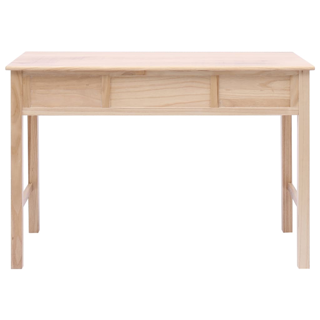 vidaXL Pisaći stol prirodna boja 110 x 45 x 76 cm drveni