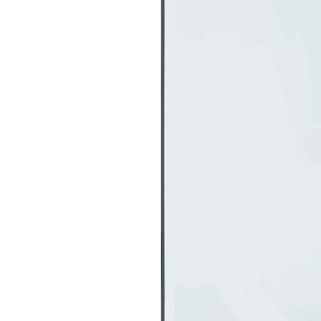 vidaXL Staklena ploča za kamin pravokutna 120 x 50 cm