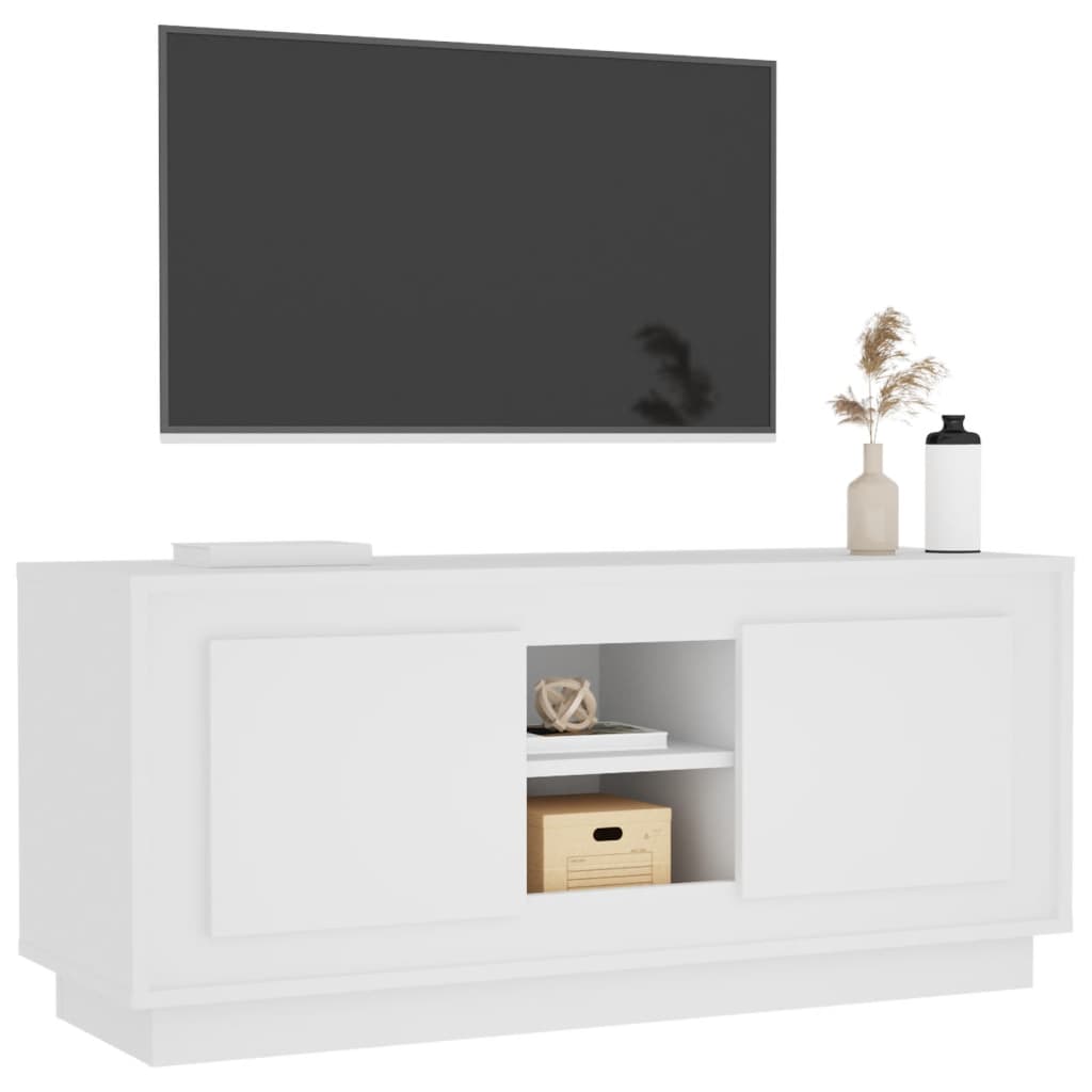 vidaXL TV ormarić bijeli 102 x 35 x 45 cm od konstruiranog drva