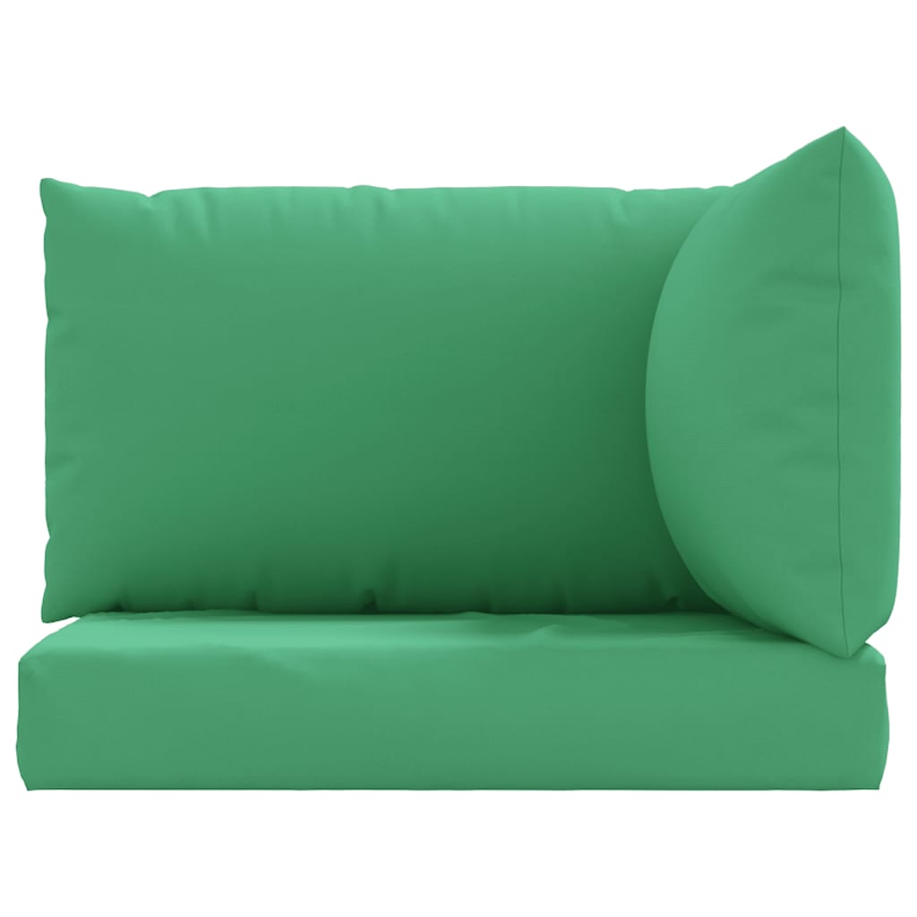 vidaXL Jastuci za sofu od paleta 3 kom zeleni od tkanine