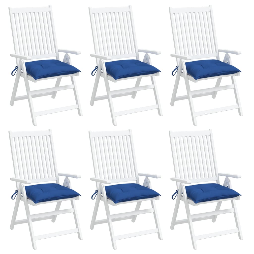 vidaXL Jastuci za stolice 6 kom plavi 50 x 50 x 7 cm od tkanine Oxford