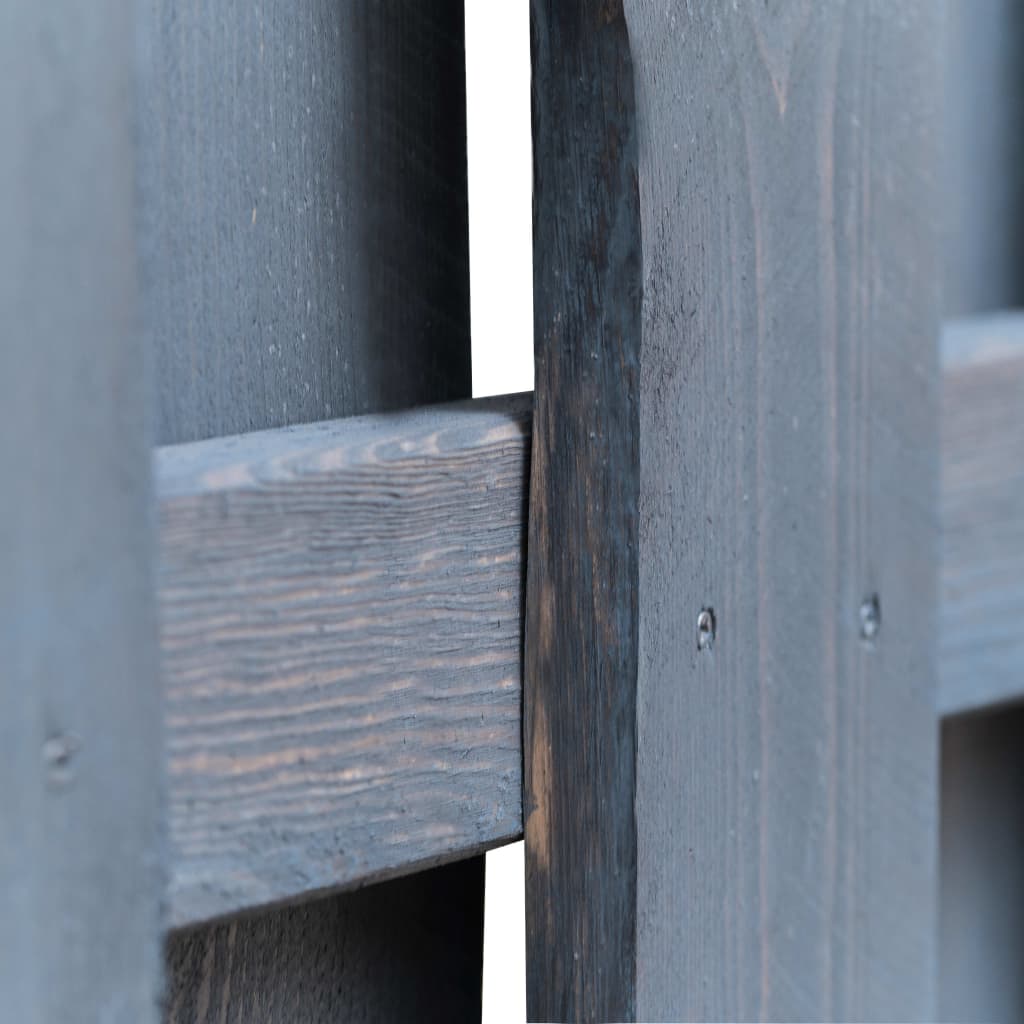 vidaXL Panel za naizmjeničnu ogradu od borovine 180 x 180 cm sivi