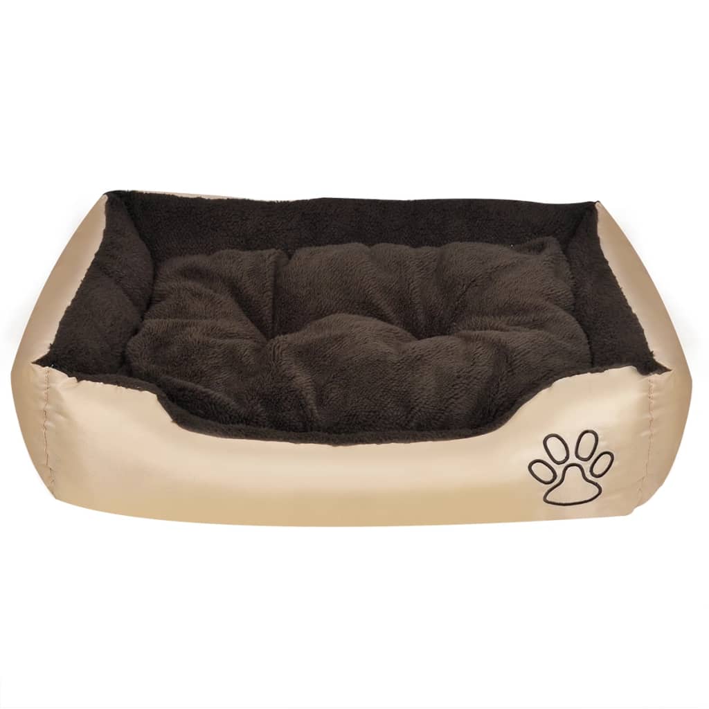 vidaXL Topli krevet za pse s podstavljenim jastukom XL