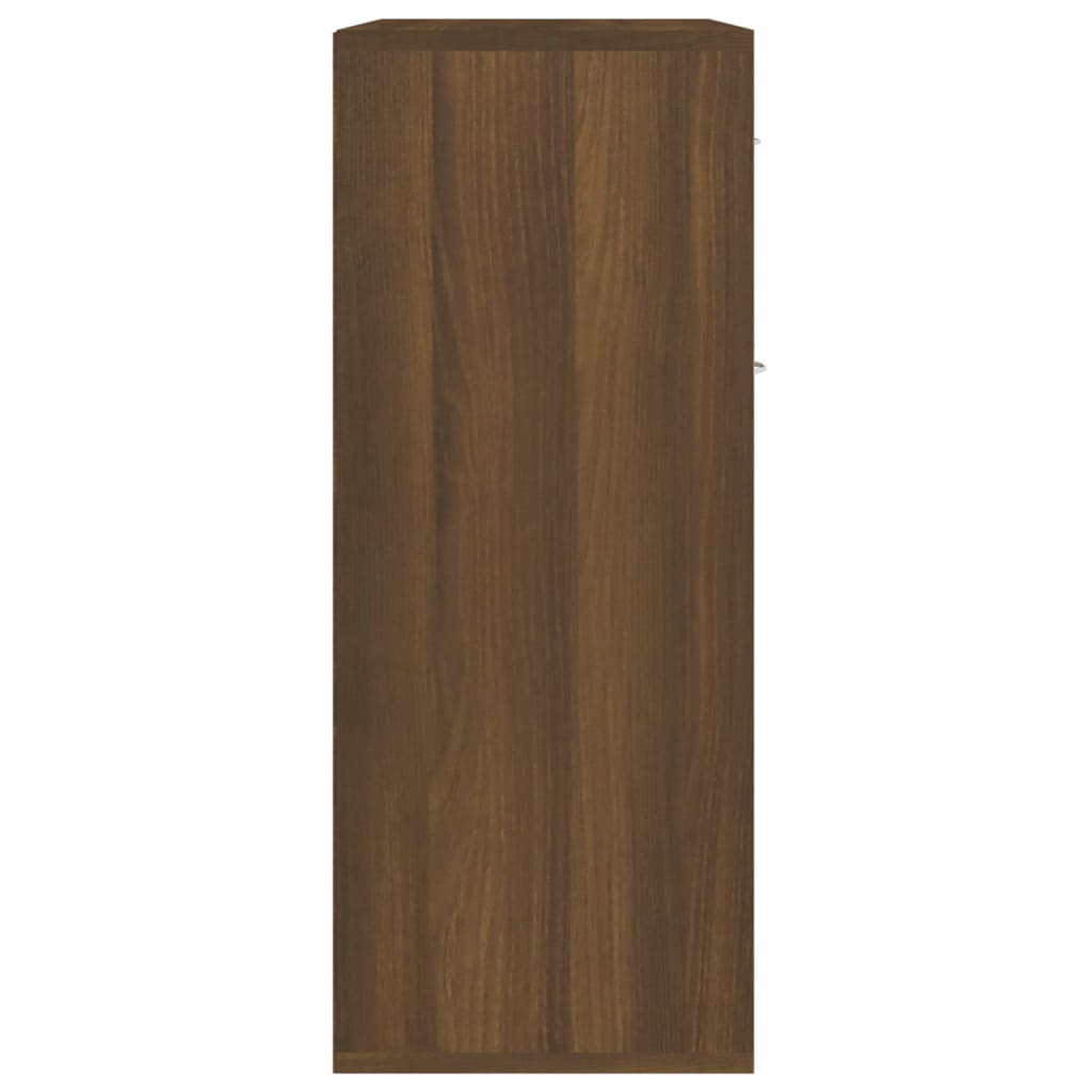 vidaXL Komoda boja smeđeg hrasta 60 x 30 x 75 cm od konstruiranog drva
