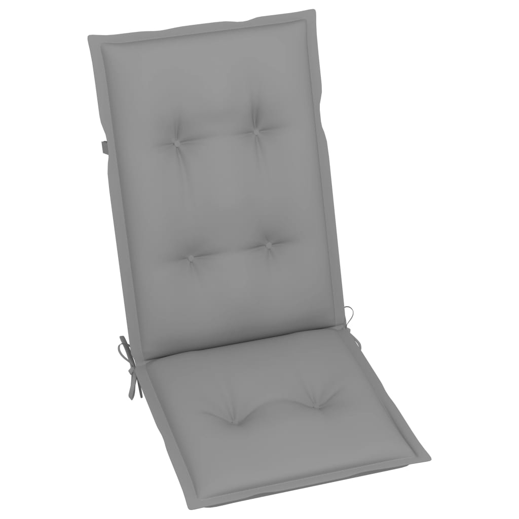vidaXL Stolica za ljuljanje s jastucima od masivnog bagremovog drva