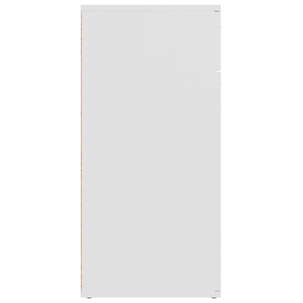 vidaXL Komoda bijela 80 x 36 x 75 cm od konstruiranog drva