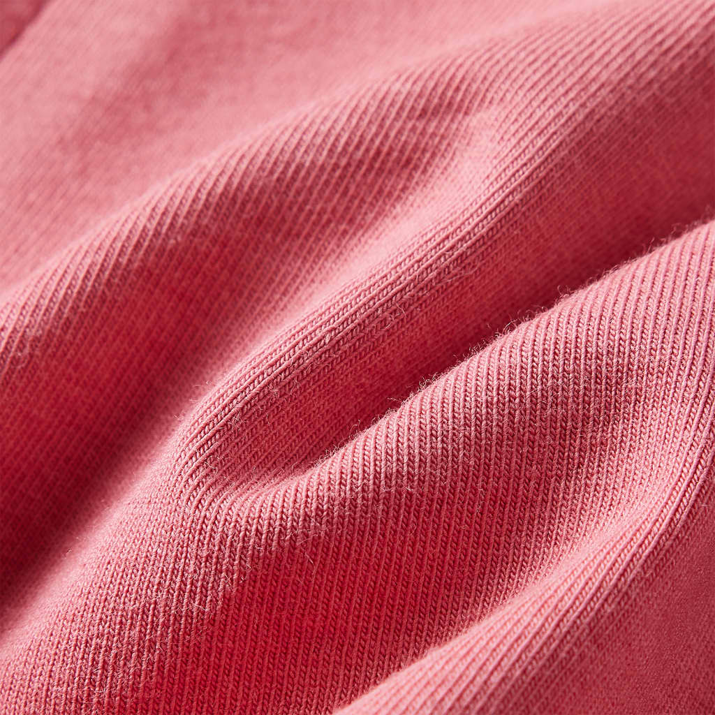 Dječja haljina s dugim rukavima ružičasta 92
