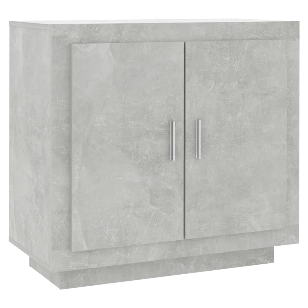 vidaXL Komoda siva boja betona 80x40x75 cm od konstruiranog drva