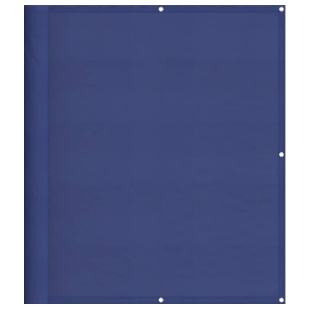 vidaXL Balkonski zaslon plavi 120x800 cm 100 % poliester Oxford