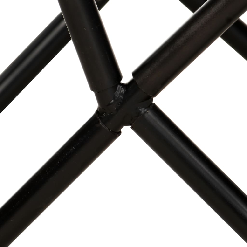 vidaXL Leptir-stolica od platna antracit