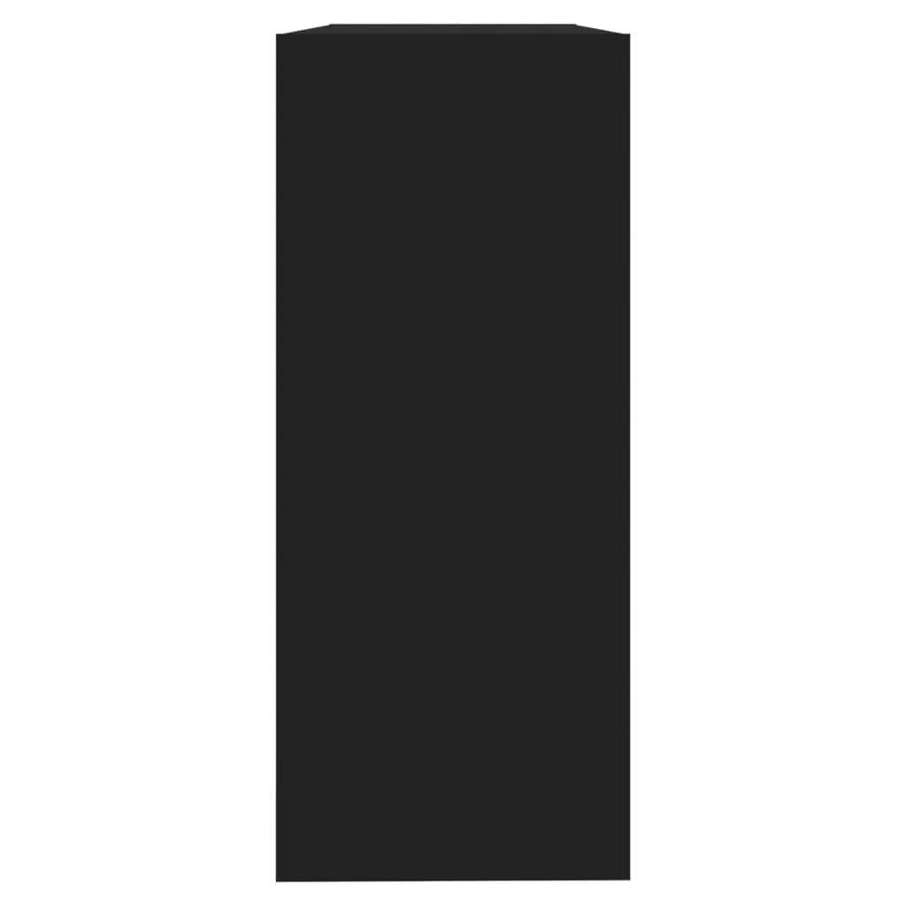 vidaXL Ormarić za knjige / sobna pregrada crni 100 x 30 x 72 cm