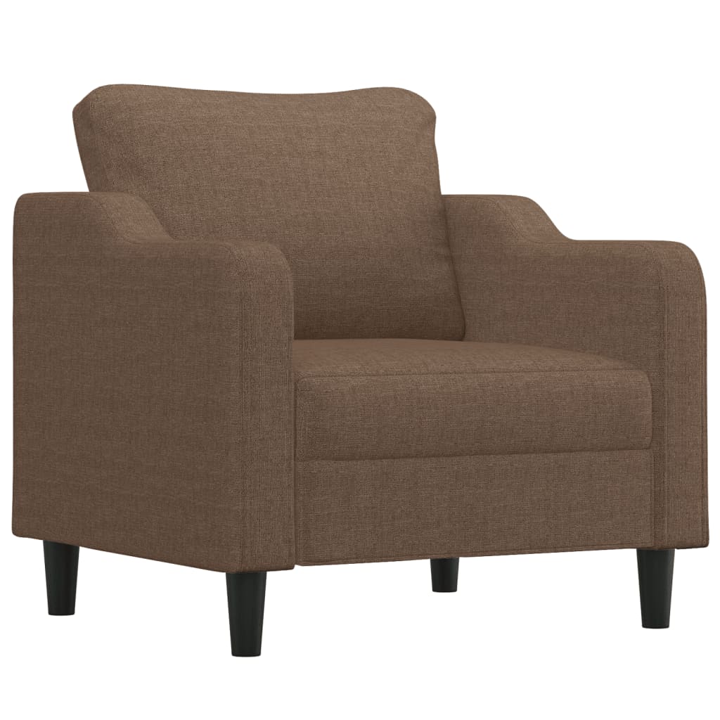vidaXL Fotelja smeđa 60 cm od tkanine